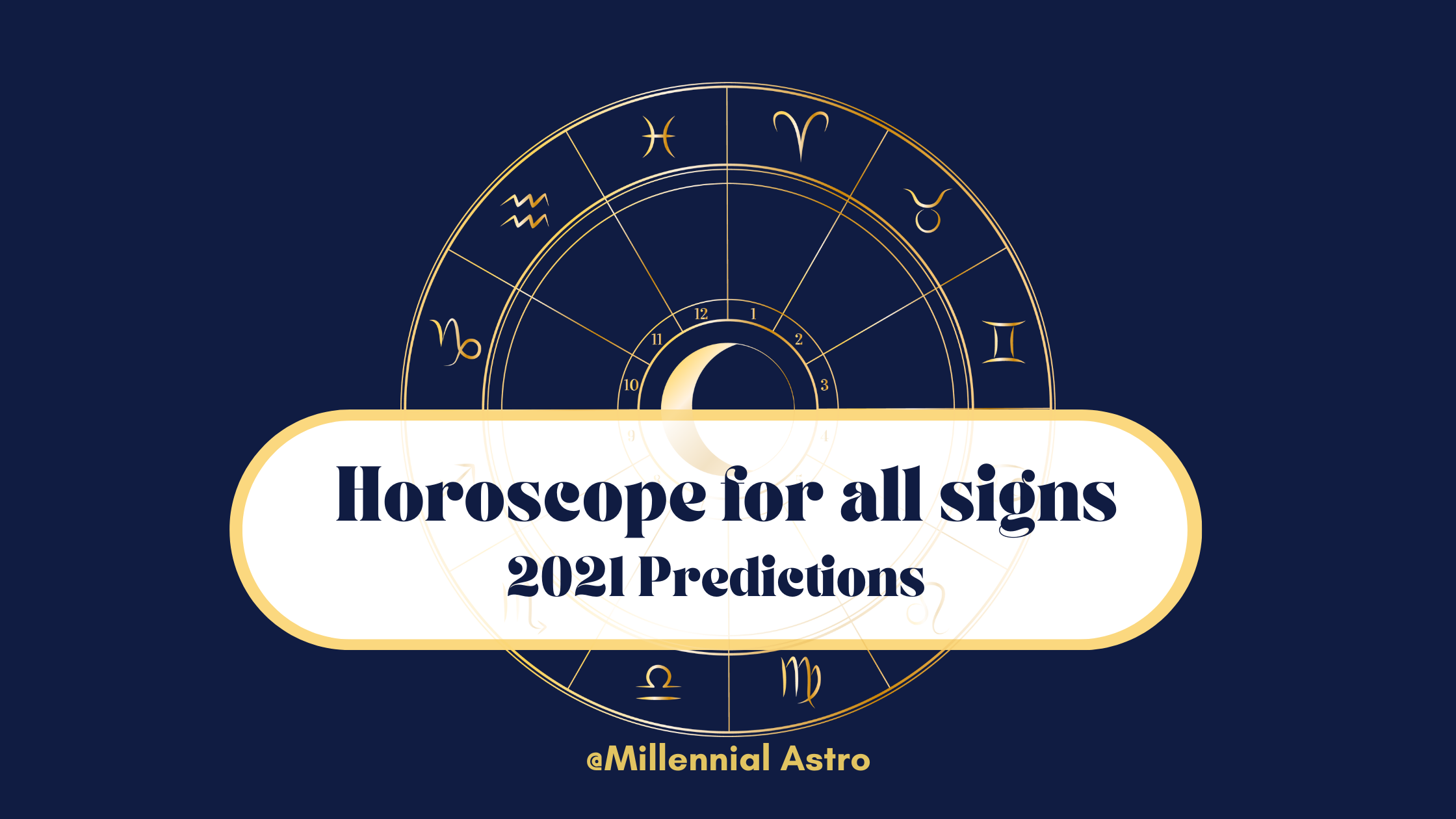 2021 Annual Predictions: Horoscope for all Signs